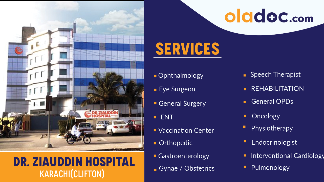 Services Offered by Dr Ziauddin Hospital Karachi Clifton